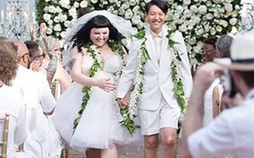 Nữ rocker béo làm đám cưới với quản lý đồng giới