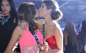 Nghi vấn Hoa hậu Nga bị loại sớm vì nụ hôn đồng giới