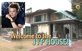 "Ông trùm" JYP khoe nhà siêu rộng trên truyền hình