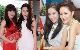 Tăm tia các cặp chị em xinh đẹp trong showbiz Việt