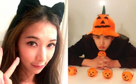 Sao Hoa ngữ đình đám nô nức hóa trang kinh dị hưởng ứng Halloween