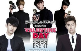 DBSK và Super Junior K.R.Y. đón Valentine cùng fan