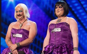 Britain's Got Talent: Cặp thí sinh nam trang điểm mặc váy gây choáng