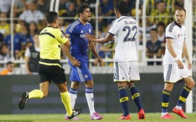 Diego Costa suýt "tẩn" đồng đội Ronaldo trong trận giao hữu của Chelsea