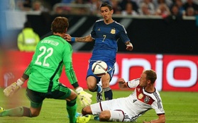 Ngay cả khi Di Maria vào sân ở World Cup, Argentina cũng không thắng nổi Đức