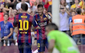 "Song sát" Neymar - Messi giúp Barca "nghiền nát" Granada 6-0