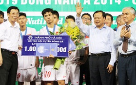 1 tỷ đồng tiền thưởng sẽ làm sổ tiết kiệm cho gia đình cầu thủ U19 Việt Nam