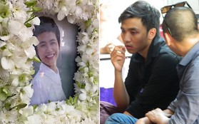 Bạn trai Ngọc Nữ chết lặng trong đám tang người yêu 