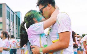 Giới trẻ Hà Nội phấn khích "quẩy" với đường đua sắc màu Color me run 