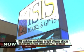 Cửa hàng sách liên tục bị phá hoại vì mang tên Isis