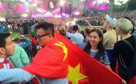 Nhiều bạn trẻ Việt Nam "lặn lội" sang Bỉ để "quẩy" Tomorrowland 