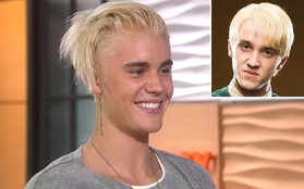 Justin Bieber gây sốt với diện mạo như Draco Malfoy trong "Harry Potter"