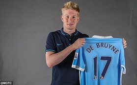 Chuyển nhượng 30/8: Man City chính thức công bố "bom tấn" De Bruyne