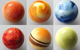 Kẹo socola hình các hành tinh siêu dễ thương