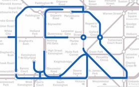 Những động vật ngộ nghĩnh "trốn" trong bản đồ tàu điện ngầm London