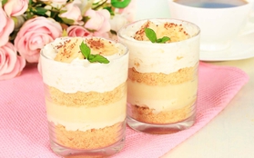 Mê mẩn với bánh pudding dứa nhiều tầng không cần lò