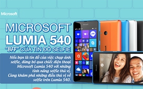 Microsoft Lumia 540: "BFF" của tín đồ selfie