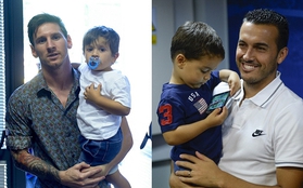 Messi dẫn con trai cưng tới chia tay Pedro