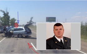 Nga: Cảnh sát lái xe lao vào chiếc ô tô ngược chiều để cứu sống 300 học sinh