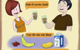 Bồi bổ cho sức khỏe với sinh tố socola