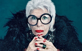 Iris Apfel - fashion icon 91 tuổi ưa "cưa sừng làm nghé"