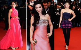 Chán thiết kế Á Đông, Phạm Băng Băng diện váy hiệu lên thảm đỏ Cannes 2013