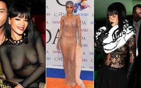 Tuyển tập trang phục "mặc cũng như không" của Rihanna