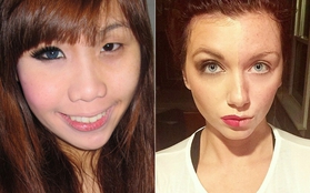 Make up nửa mặt: trào lưu mới giúp con gái khẳng định sự tự tin