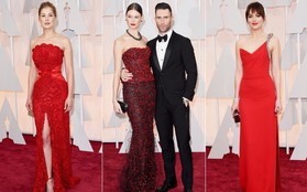 Soi váy áo lộng lẫy của loạt sao trên thảm đỏ Oscar 2015
