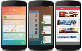 Android 5.0 Key Lime Pie với thiết kế "phẳng", dạng thẻ