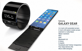 Bản thiết kế Samsung Galaxy Gear... như thật