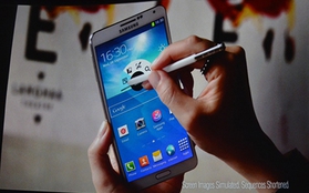 Galaxy Note 3 chính thức xuất hiện, ốp lưng da, cấu hình mạnh mẽ hơn