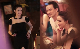 Trang Nhung xinh đẹp đi ăn tối cùng ê-kíp phim "Scandal 2" tại Hà Nội