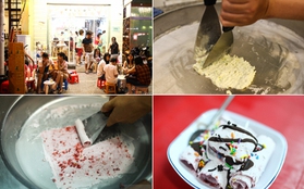 Kem chiên chảo lạnh - món kem Thái Lan nhất định bạn phải thử 