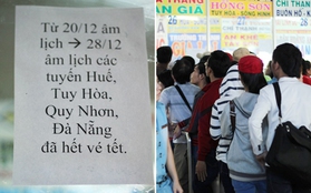 Sài Gòn: Người dân lo lắng vì "cháy vé" về quê ăn Tết