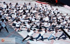 Thầy cô bất ngờ với màn flashmob của teen Nguyễn Tất Thành