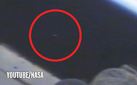 Bắt gặp UFO phát sáng trên camera vệ tinh không gian của NASA