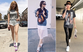 Street style tuần qua: Angela Phương Trinh mặc áo ấm giữa trời 35 độ C