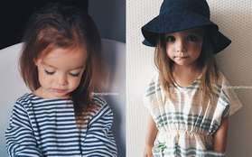 Em bé Nga 2 tuổi mặc đẹp và xinh như thiên thần "gây sốt" Instagram