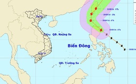 Xuất hiện bão Fung-Wong gây gió mạnh ở Đông Bắc Biển Đông