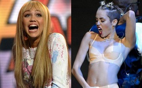 Nhìn lại sự "lột xác" của Miley trên sân khấu qua năm tháng