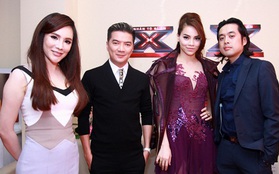 X-Factor Việt Nam: Bộ tứ giám khảo lần đầu lộ diện tại trường quay