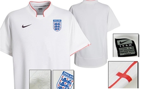 Lộ mẫu áo mới của đội tuyển Anh