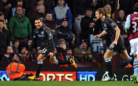 Aston Villa 0-1 Man City: Tiếp tục bám đuổi