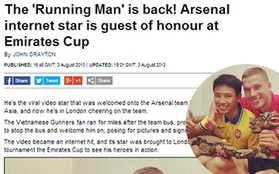 Báo nước ngoài gọi Vũ Xuân Tiến là “Ngôi sao Internet của Arsenal”