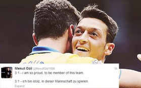 Ra mắt ấn tượng, Ozil “nịnh” đội bóng mới trên Twitter