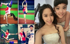 Nữ diễn viên xinh đẹp của Đài Loan khoe tài ném bóng chày ấn tượng