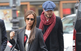 Beckham bên vợ “như hình với bóng” tại Paris