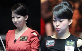 "Mỹ nữ không tuổi" làng billiards Phan Hiểu Đình chu môi, phồng má như "xì tin"