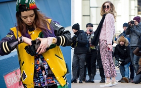 Đã mắt với street style "siêu sặc sỡ" tại New York Fashion Week